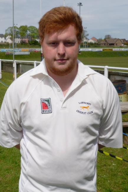 Harry Thomas - half century and a vital late wicket for Lawrenny